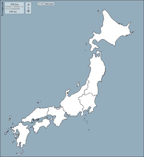 It is the first map of japan by ryūsen with an imprint of his name. Japan free map, free blank map, free outline map, free base map outline, regions