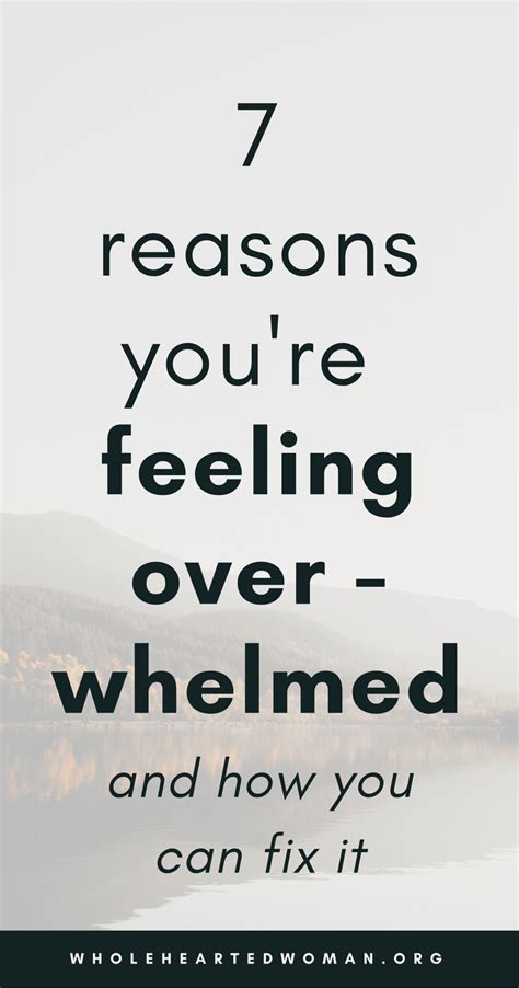 7 Reasons Why Youre Feeling Overwhelmed All The Time And What To Do