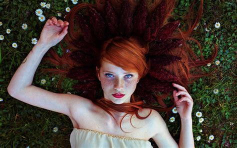 Image Result For Women With Long Hair Lying Down Redhead Facts