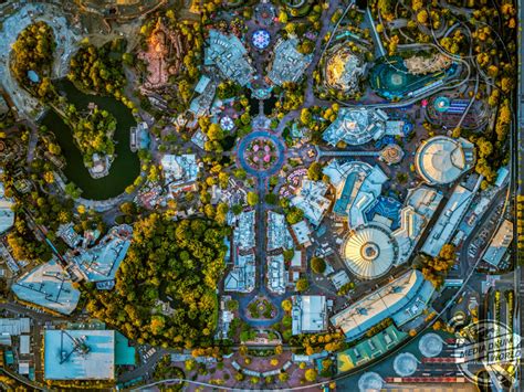 Magical Aerial Images Show A Sky View Of Disneyland And