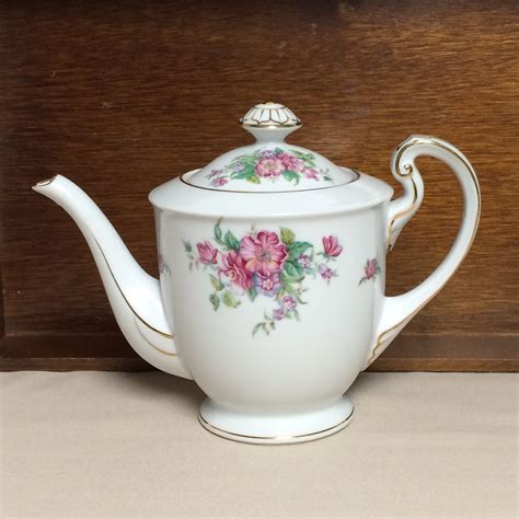 Jyoto China Made In Japan Hanford Pattern Teapot Porcelain Teapot