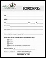 21+ Free 36+ Free Donation Form Templates - Word Excel Formats