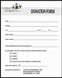 36+ Free Donation Form Templates in Word Excel PDF