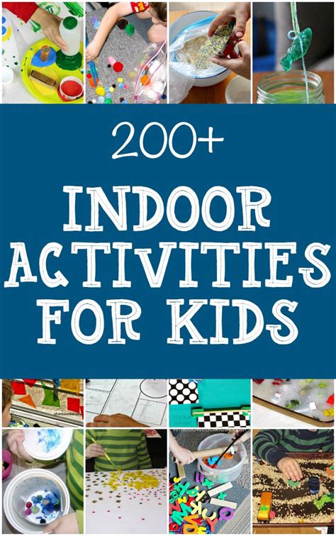 Giant List of Indoor Activities for Kids