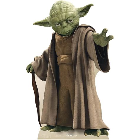 Yoda Jedi Master Star Wars Official Mini Cardboard Cutout Standee