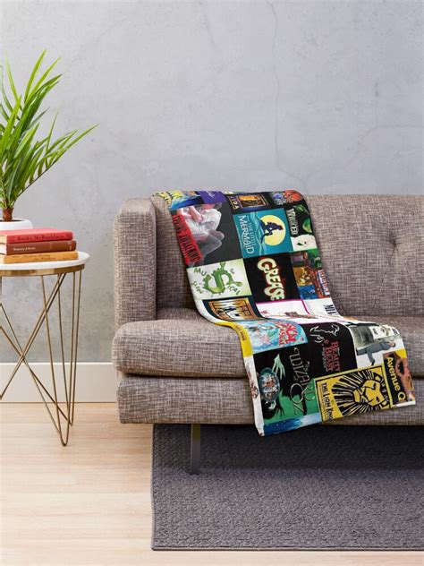 Broadway Musical Collage 2 Throw Blanket For Sale By Ryaneliz91
