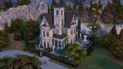 Vampires Haunted Home The Sims 4 Speed Build Youtube