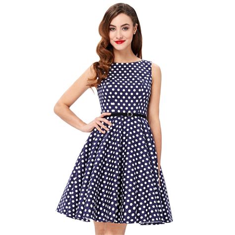 Buy Women Summer Dress 2018 Retro 1950s 60s Vintage Rockabilly Dress Pinup Plus