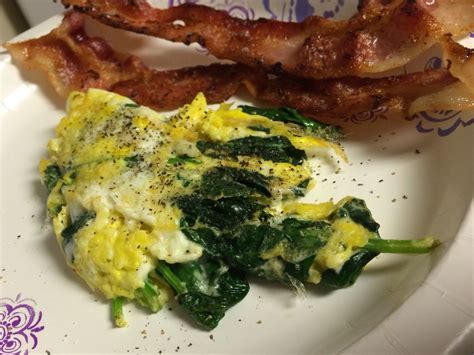 2,000 calories a day is used for general nutrition advice. Easy low carb/low calorie breakfast. Bacon, 2 scrambled ...