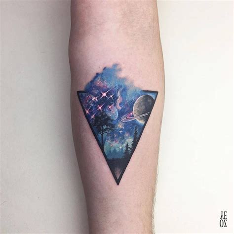 Space Inside Triangle Small Tattoos Pinterest Triangles Tattoo