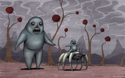 Dark Horror Monster Art Cartoon Fantasy Wallpaper 2880x1800 29180