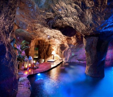 Indoor Pool Grotte Beleuchtung Laterne Einfamilienhaus Amazing