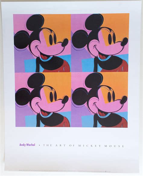 Andy Warhol The Art Of Mickey Mouse Pink Version Catawiki