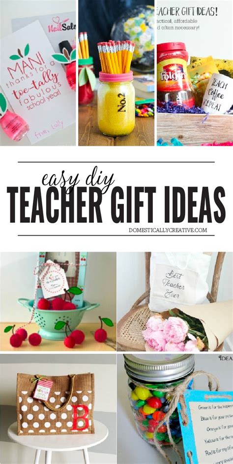 14 Diy Teacher T Ideas Domestically Creative