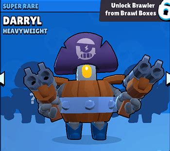 Darryl is a super rare brawler unlocked in boxes. Brawl Stars | How to Use DARRYL - Tips & Guide (Stats ...
