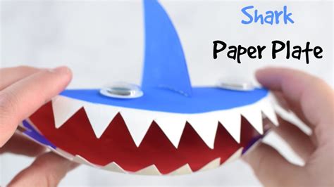 Shark Paper Plate Craft Youtube