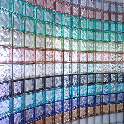 Colored Frosted Glass Blocks Innovate Building Solutions Glass