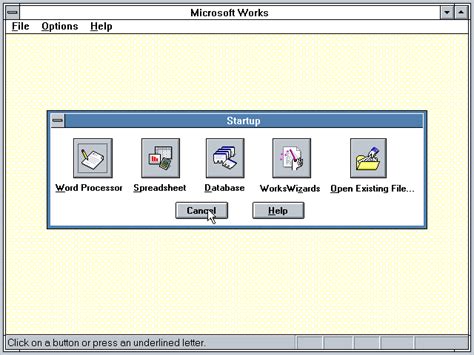Software Spotlight Microsoft Works — Winworld
