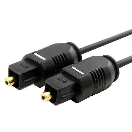 They are also known as toslink connections. Insten Digital Optical Audio TosLink Cable - Molded - M/M ...