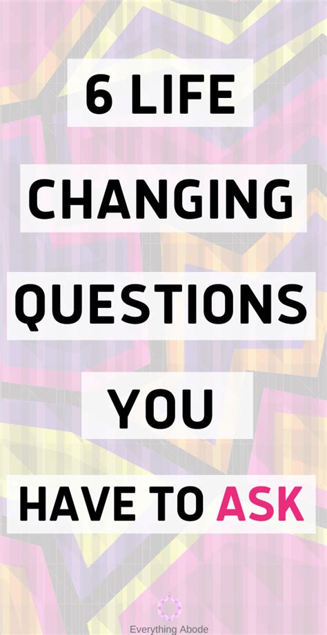 6 Life Changing Questions You Need To Ask Yourself Writing Prompts