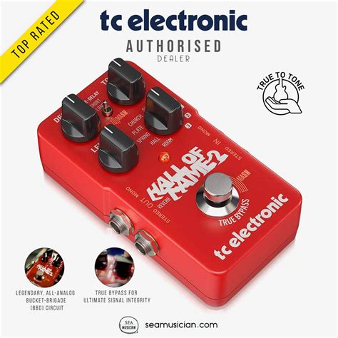 Tc Electronic Hall Of Fame 2 Reverb Guitar Effect Pedal 000 Ci300 I