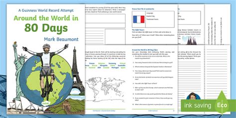 Around The World In 80 Days Ks2 Activities Booklet Twinkl