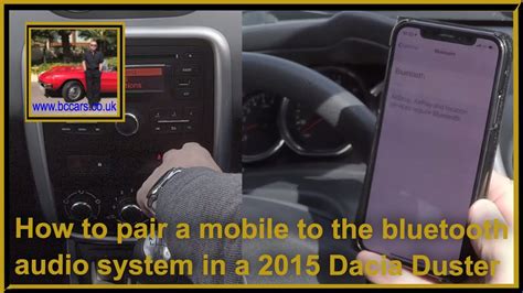 How To Pair A Mobile To The Bluetooth Audio System In A Dacia