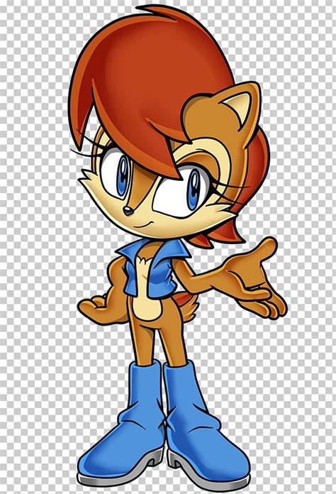 Princess Sally Acorn Sonic The Hedgehog Fan Art Character Png Free My