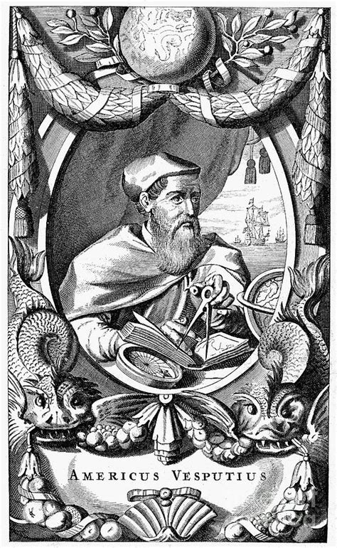 Amerigo vespucci, however, actually confirmed that it was not asia, but instead a separate biography early life amerigo vespucci was born march 9, 1454 in florence, italy to nastagio and. Amerigo Vespucci (1454-1512) Photograph by Granger