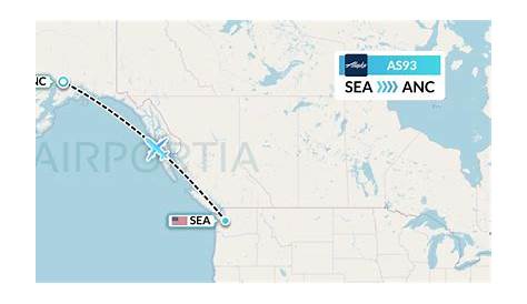 AS93 Flight Status Alaska Airlines: Seattle to Anchorage (ASA93)
