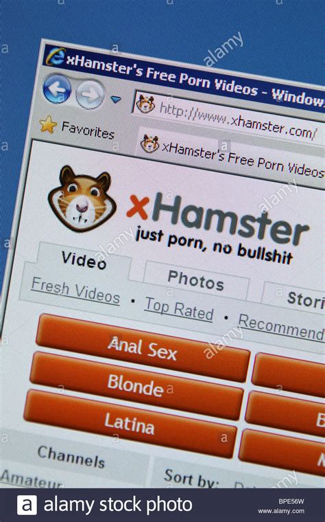 Xhamster Porn Adult Video Online Stock Photo Royalty Free Image