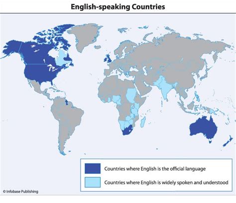 Map Of English Speaking Countries Bing Images Map Worksheets Map