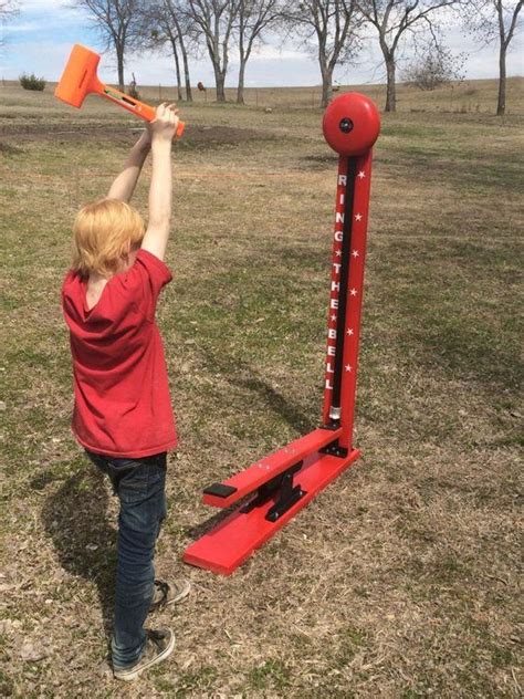 Kid Sized High Striker Strong Man Carnival Game Perfect For Trade Show