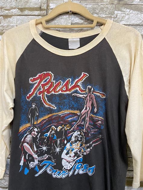 Vintage Rush Tour 1980 Shirt Jersey T Shirt Etsy