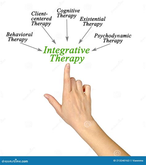 Types Of Integrative Therapy Stock Image Image Of Screen Pointing