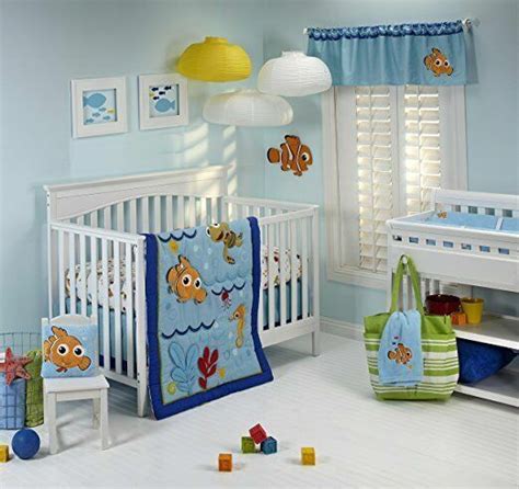 Finding Nemo Crib Set 4pc Baby Disney Nursery Bedding Ocean Comforter