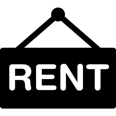 Rent Sign Vector Svg Icon Svg Repo