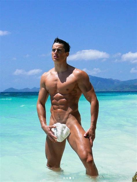 Pietro Boselli Strips Completely Naked For Jaw Dropping Earth Day Beach