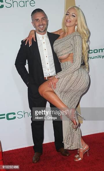 Keiran Lee And Nicolette Shea Arrive For The 2018 Xbiz Awards Held At
