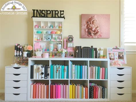 Welcome to my happy place! Doodlebug Design Inc Blog: Craft Room Tour with Jomelle Gomez