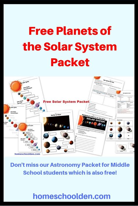 Solar System Worksheets Middle School — Db