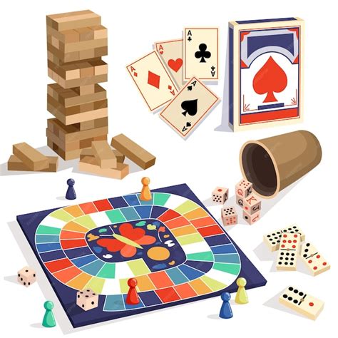 Free Vector Set Of Board Games For A Fun Time