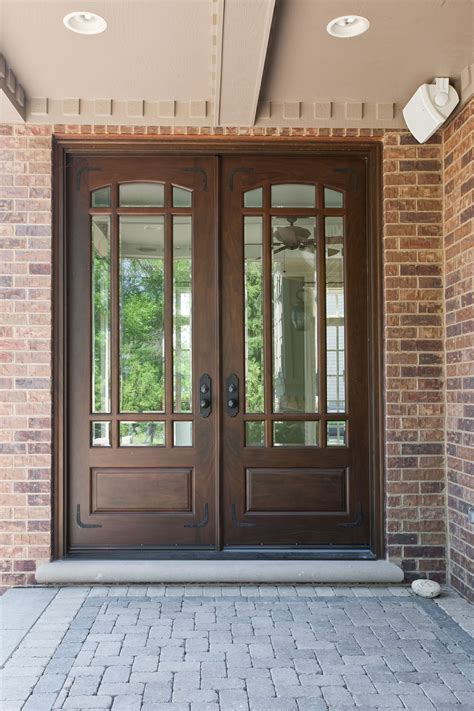 Classic Front Door Model 511ddcstmahogany Walnut By Glenview Doors