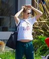 Pregnant BEHATI PRINSLOO Shopping at Farmers Market in Beverly Hills 10 ...