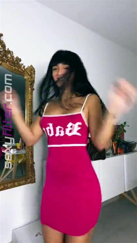 Sexy Lenna Vivas In Dress And Bouncing Boobs