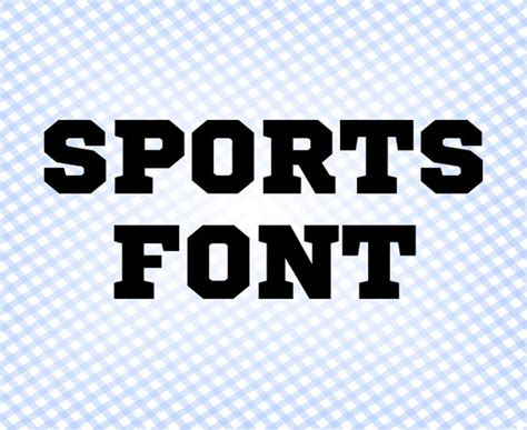 Sport Font Svg Varsity Font Svg College Font Svg Sport Etsy