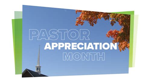 Pastor Appreciation Month