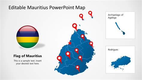 Editable Mauritius Powerpoint Map Slidemodel My Xxx Hot Girl