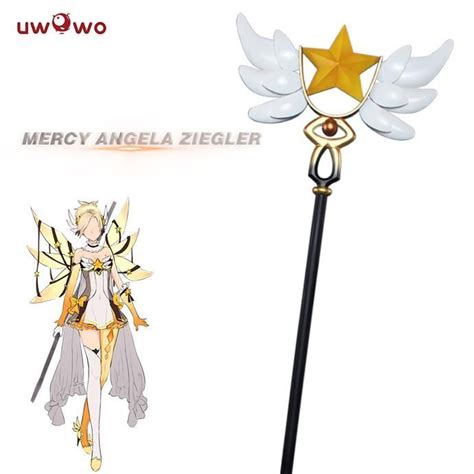 Megical Mercy Angela Ziegler Cosplay Ow Overwatch Angel Cosplay Magic