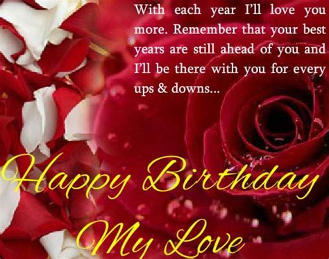 A Birthday Card For Your Love Free Birthday Wishes Ecards 123 Greetings